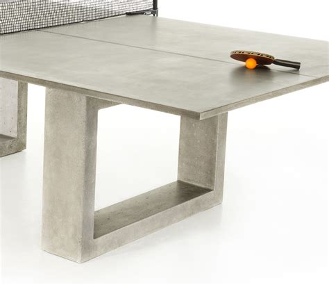 If It's Hip, It's Here (Archives): Modern Concrete & Steel Ping Pong Table Doubles As Indoor ...