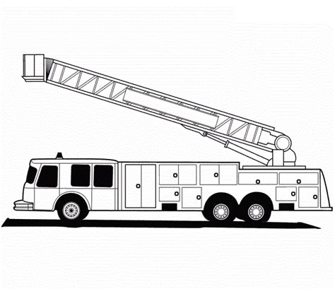 Fire Truck Coloring Pages For Adults / Free Printable Fire Truck ...