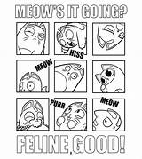 Lost Kitties Coloring Pages sketch template