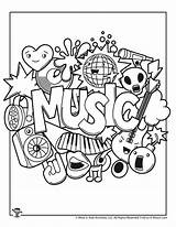 Music Coloring Pages For Kids Sketch Page sketch template
