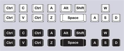 Clipart Keyboard Keys