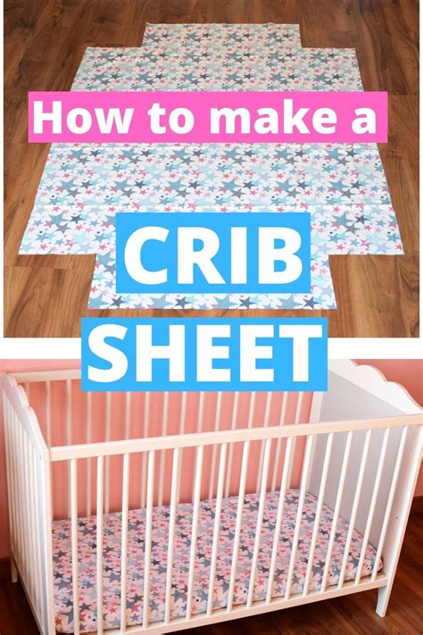 How to make a crib sheet. An easy step-by-step tutorial - I can sew this | Diy crib, Cribs ...