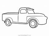 Coloring Road Truck Pages Outline Driving Down Royalty Illustration  sketch template