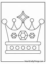 Royal Crown Coloring Pages sketch template