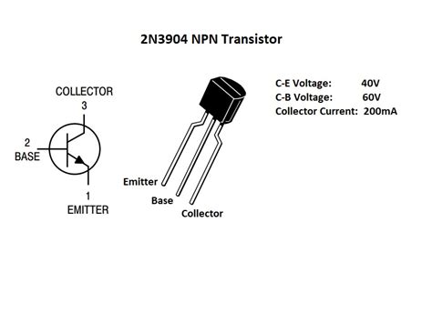 2N3904 NPN General Purpose Transistor (10-Pack) - ProtoSupplies