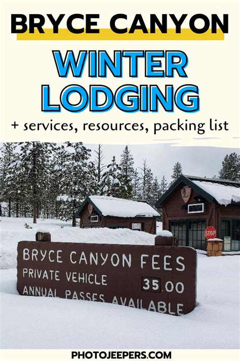 Bryce Canyon Winter Lodging + Travel Tips - PhotoJeepers