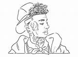 Stylish Famous Rapper coloring Page  Download Print Or Color Online sketch template