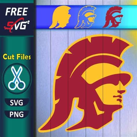 USC Trojans Helmet logo SVG free, USC trojan head logo | Free SVG FIles