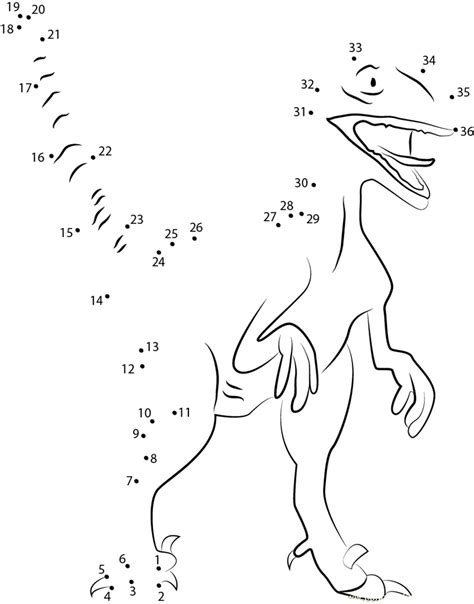 Dinosaur Dot to Dot Pictures | Learning Printable