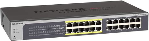 NETGEAR 24-Port Gigabit Ethernet Smart Managed Plus PoE Switch ...