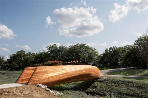 Drift Bridge: A Floating, Curved Branch Looking Pedestrian Bridge in ...