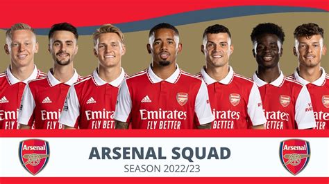 Arsenal 2022 Squad