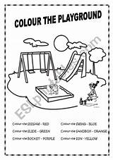 Playground Worksheets For Kids sketch template