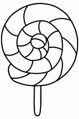 Swirl Lollipop Coloring Page Sketch sketch template