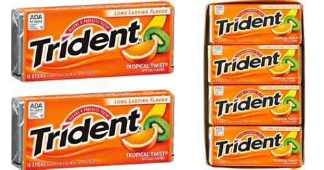 Amazon: 12 Packs of Trident Gum Only $5.12 Shipped (Just 43¢ Each)