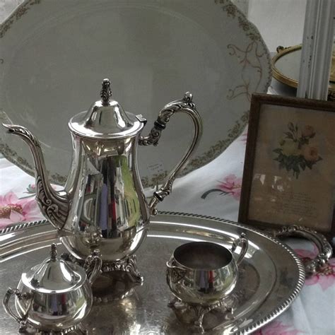 Silverplate tea set | Silver plated tea set, Tea set, Silver plate