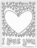 22 I Love You Coloring Pages Free PDF Printables sketch template