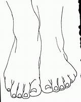 feet coloring Pages  Clip Art Library sketch template