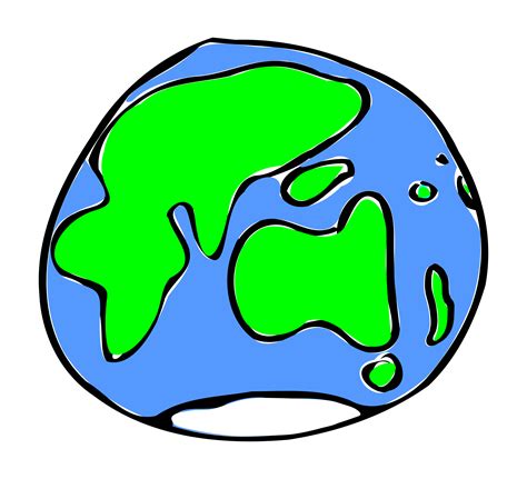 Clipart - Earth Quick Sketch