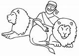 Daniel Love The Lions In And Den Coloring Page  NetArt sketch template