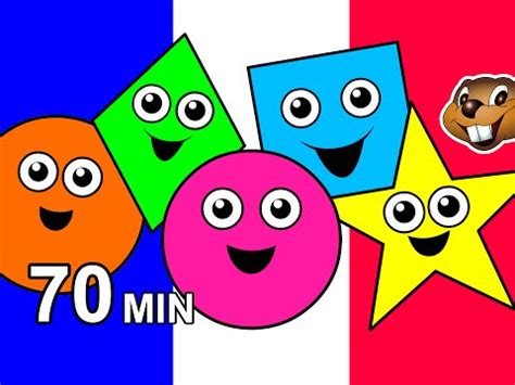 Busy Beavers Counting and Colors. English/French | Safe Videos for Kids