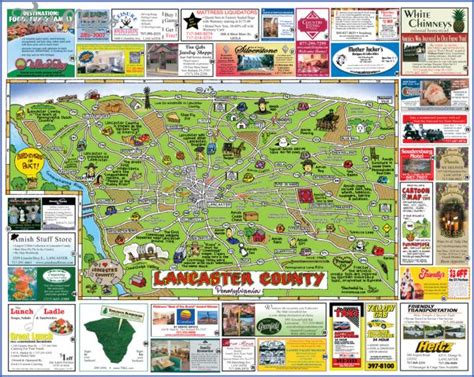 Pennsylvania Tourist Attractions Map - Coastal Map World