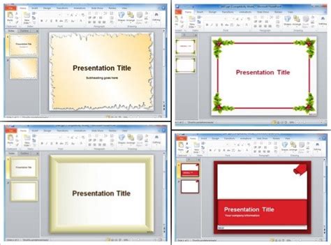 Page Borders For PowerPoint Presentations