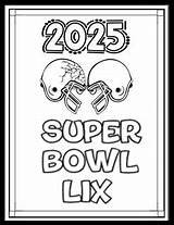 Superbowl Football 2025 Coloring Pages Super Bowl NFL By Ejjaidalis Deli sketch template
