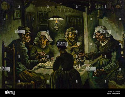 Vincent van Gogh - The potato eaters - Van Gogh Museum, Amsterdam Stock Photo - Alamy