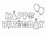Free Happy Birthdaycoloring Pages  Coloring Home sketch template