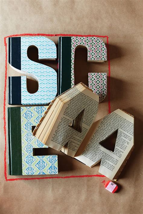 Library Letters - anthropologie.eu Paper Magazine, Magazine Deco, Book Crafts, Arts And Crafts ...