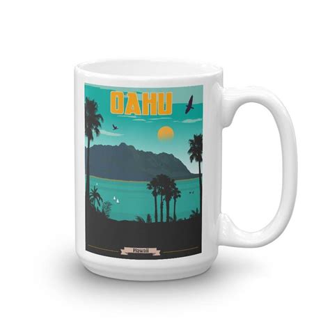 Oahu Hawaii | Coffee Mug ⁣ by BC Goods International starting at $16.00⁣ ⁣ Whether you're ...