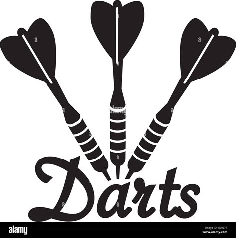 Darts Dart Arrows Stock Vector Art & Illustration, Vector Image ...