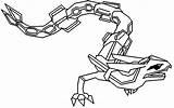 Pokemon Rayquaza Coloring Page Para Colorir Images sketch template