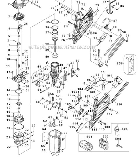 Bostitch Framing Nailer Parts Diagram