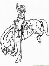 Western Cowboy Coloring Pages sketch template