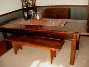 Reclaimed Wood Dining Table | eBay