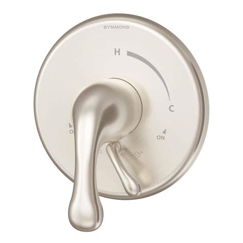 Symmons Unity 1-Handle Tub/Shower Valve Trim Kit in Satin Nickel (Valve Not Included)-S-6600TS ...