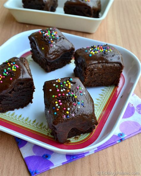 Hershey's Ultimate Chocolate Brownies | Chocolate Frosted Brownies Recipe - Tickling Palates