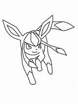 Pokemon Glaceon coloring Pages  Free Printable sketch template