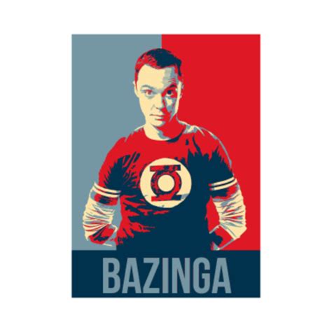 Sheldon Cooper: Bazinga - The Big Bang - T-Shirt | TeePublic