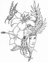 Native American Coloring Pages Printables sketch template