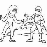 Fencing Coloring Pages Printable For Free Download sketch template