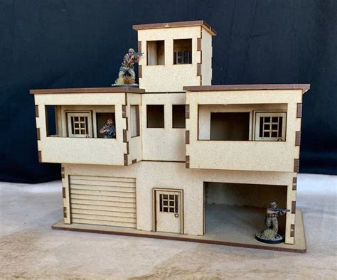 28mm MDF Modern Apartment Set Set of 4 Buildings for Spectre, Modern ...