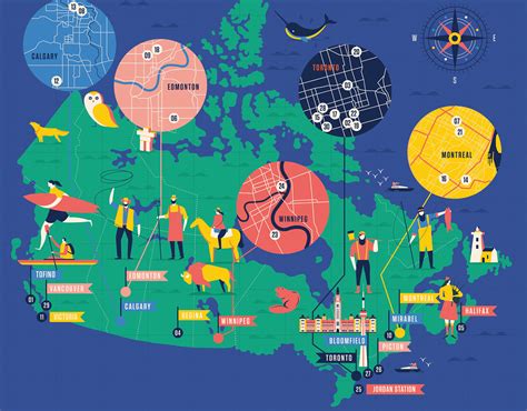 Neil Stevens | Canada map, Illustration map, Map
