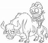 Zombi Divertido En Plants vs Zombies Para colorear Imprimir E Dibujar  sketch template