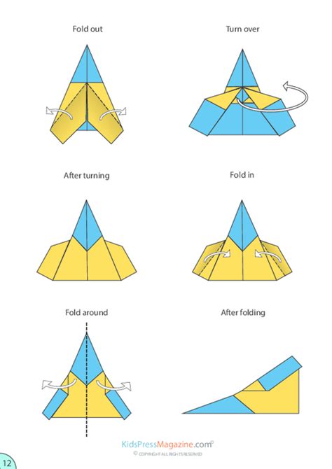 Paper Airplane Instructions – Sleek Jet - KidsPressMagazine.com