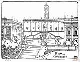 Roman Coloring Rome Soldier Pages Ancient Clipart Colouring Soldiers  sketch template