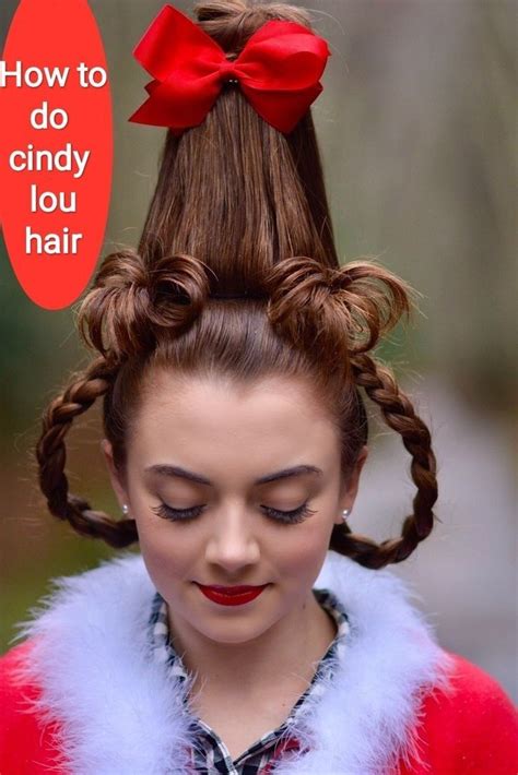 How to do cindy lou hair | Cindy lou hair, Whoville hair, Crazy hair