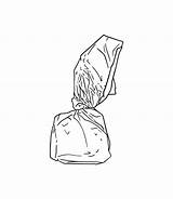 Premium Vector  Candy wrapper Sweet Dessert Food Doodle Linear Cartoon sketch template